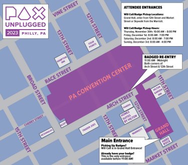 Attendee Entrance Map